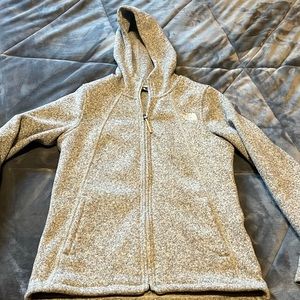 North face zip up hoodie
